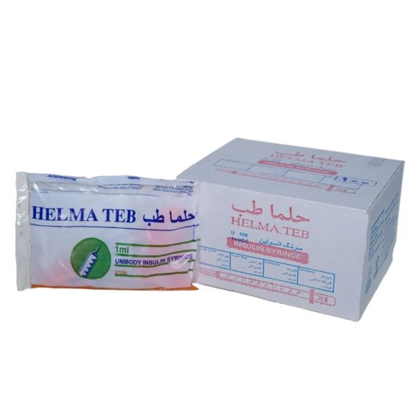 سرنگ انسولین سر پیوسته حلما یک میلی لیتر(بسته 10 عددی)
