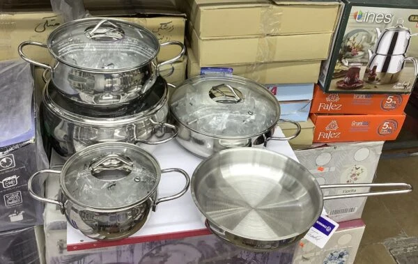 سرویس استیل 9 پارچه گورکماز کد1800غیر اصلی