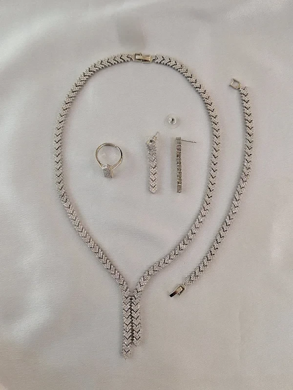 سرویس جواهری آبکاری طلای وارداتی کد 240153