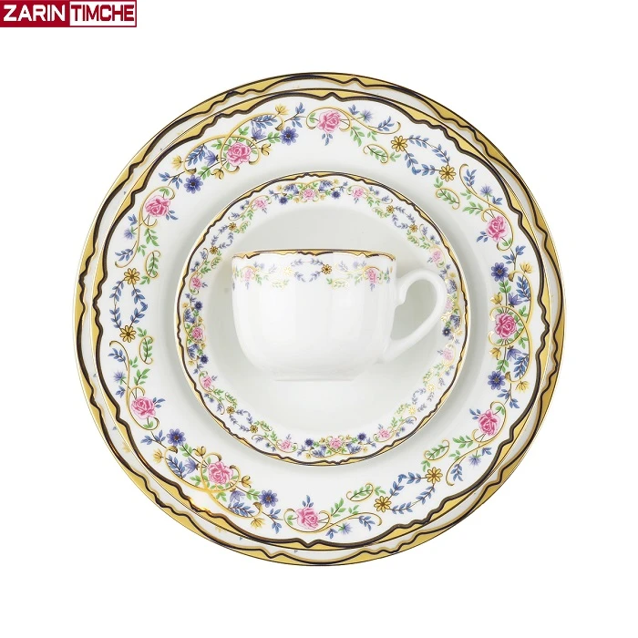 سرویس دوازده نفره چینی زرین مدل گلستان