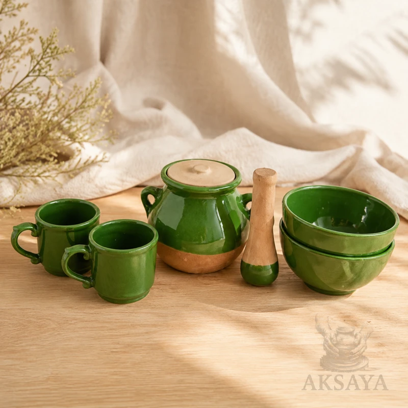 سرویس دیزی‌خوری ۶ پارچه ۲ نفره