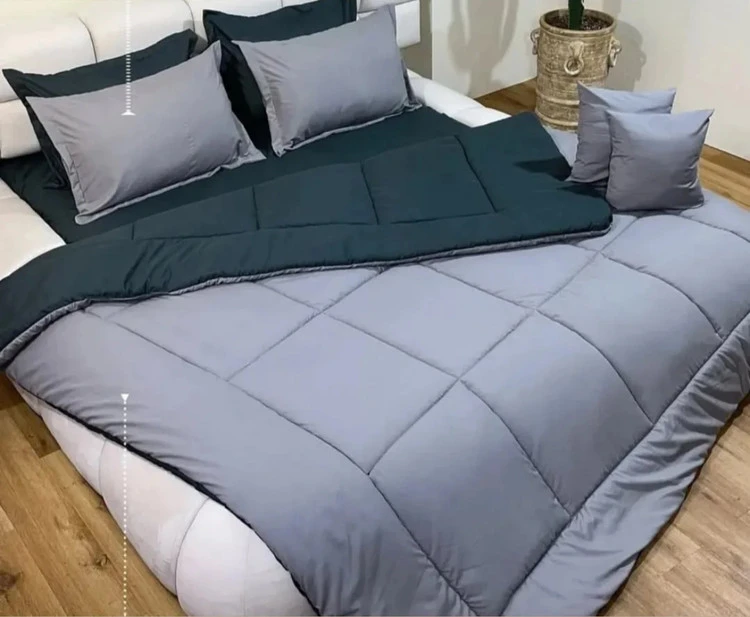 سرویس روتختی ساده طوسی تیره ، طوسی روشن