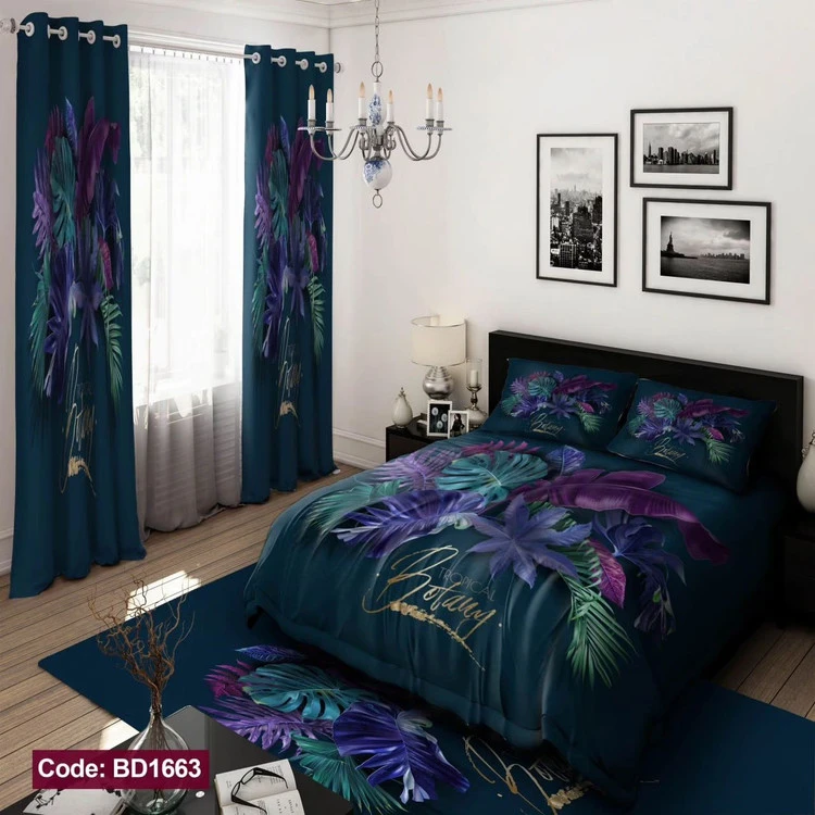 سرویس روتختی چاپی بسیار زیبا ( بدون پرده و فرشینه)