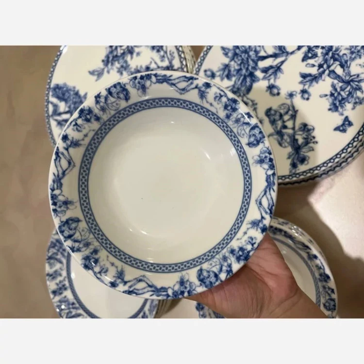 سرویس غذاخوری24 پارچه گل آبی