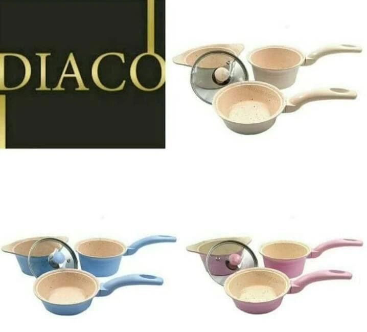 سرویس قابلمه 4 پارچه برند دیاکو diaco عروس Aroos همراه قاشق