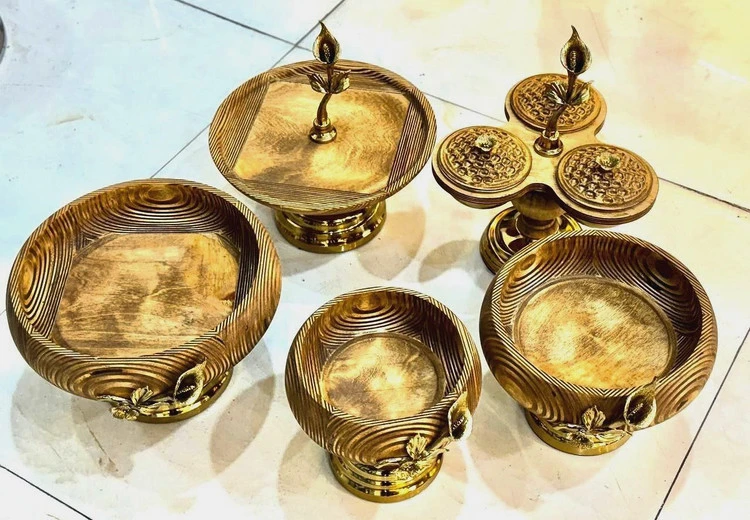 🔺سرویس لیلیوم ۵ تکه چوبی