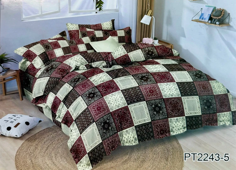 سرویس ملحفه چهل تیکه زرشکی