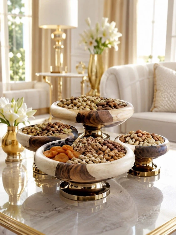 سرویس پذیرایی چوبی ۴تیکه