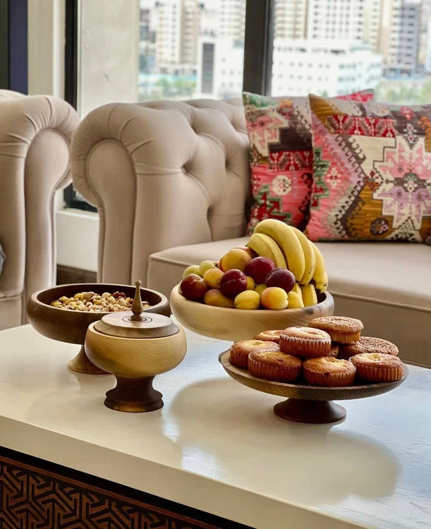 سرویس پذیرایی چوبی