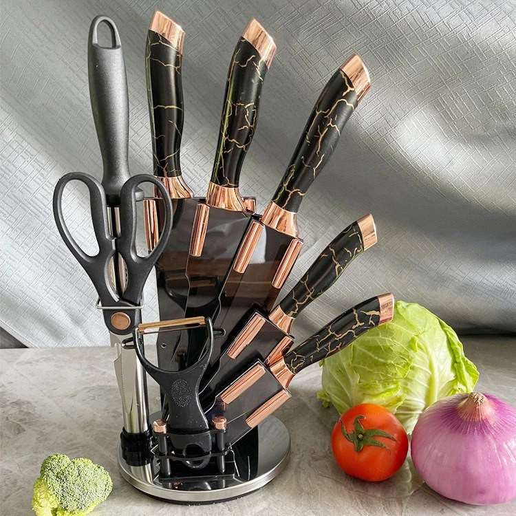 سرویس چاقو9 پارچه دسینی مدل 9PCS KNIFE SET