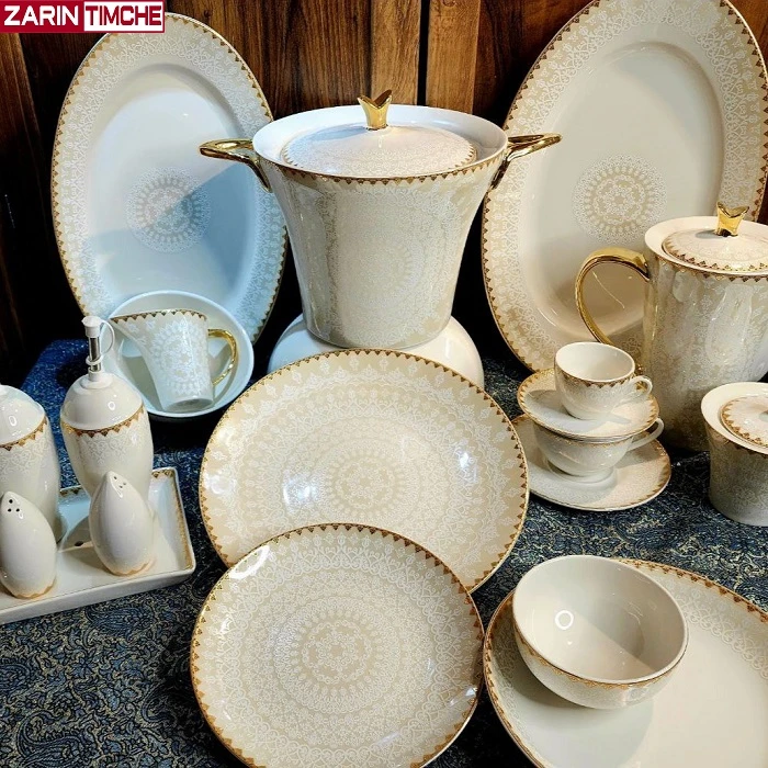 سرویس چینی دوازده نفره چینی پردیس سری ایزابل 7002