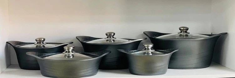 سرویس10پارچه چدن رزکالا