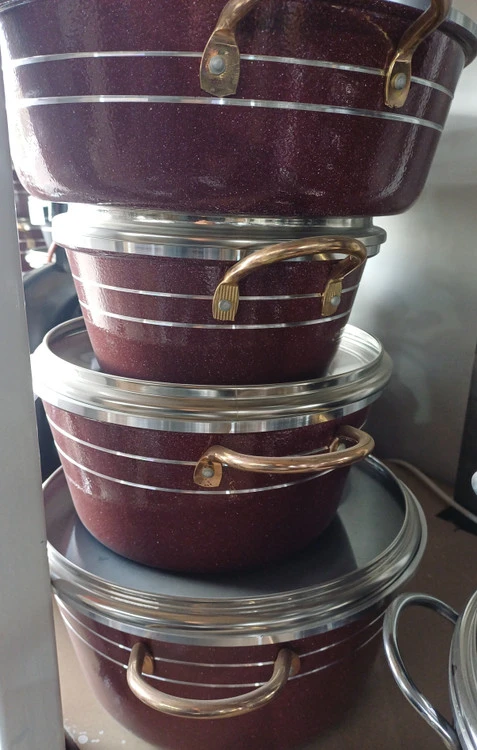سرویس۷پارچه آرنیکا دسته فلز رز کالا
