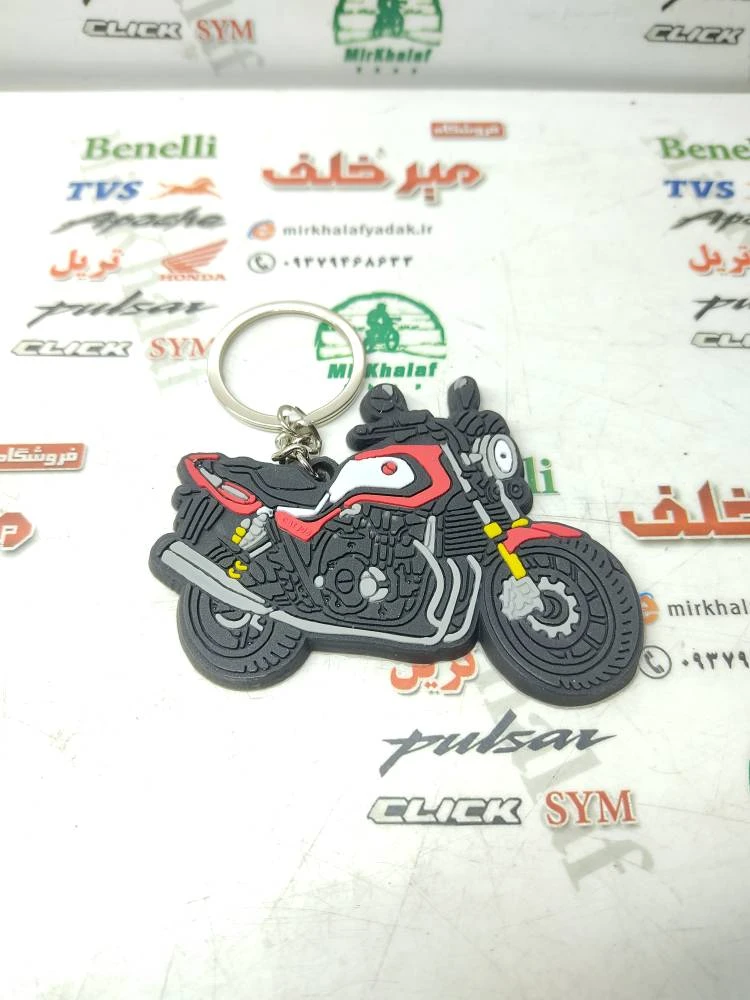 سرکلیدی (جاکلیدی) سیلیکونی ژله ای موتور هوندا 1300 cb سی بی (قرمز)