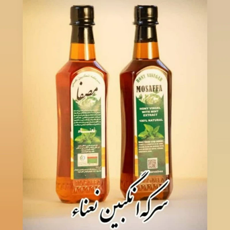 سرکه انگبین نعناع مصفا 600 میلی لیتری