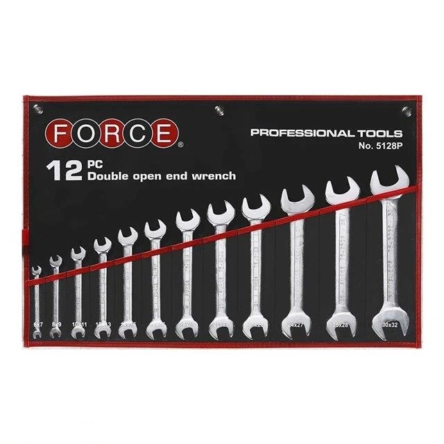سری آچار دو سر تخت 12 عددی FORCE مدل F5128C
