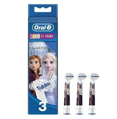 سری یدک مسواک برقی اورال بی Oral-B بچگانه مدل Frozen 2 بسته 3 عددی اصل و اورجینال