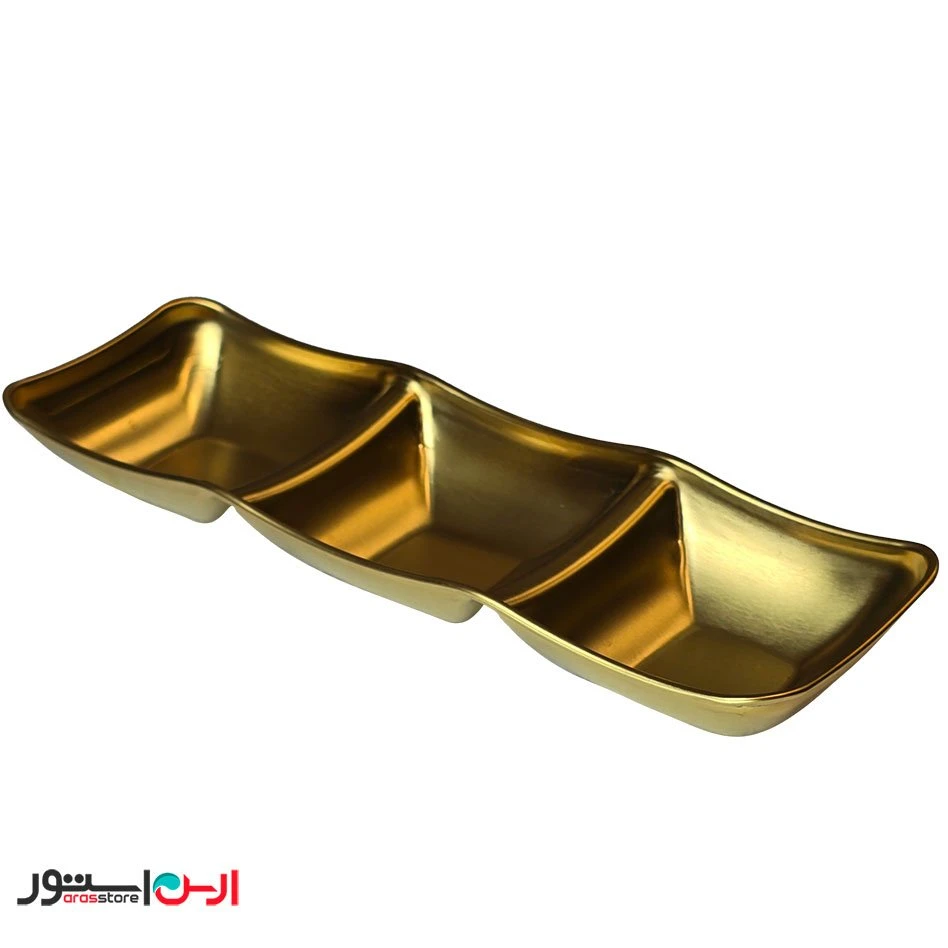 سس و اردو خوری طلایی 3 خانه استیل نگیر