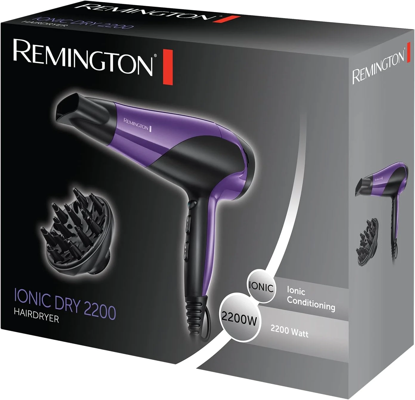 سشوار Remington Ionic Dry 2200W مدل D3190