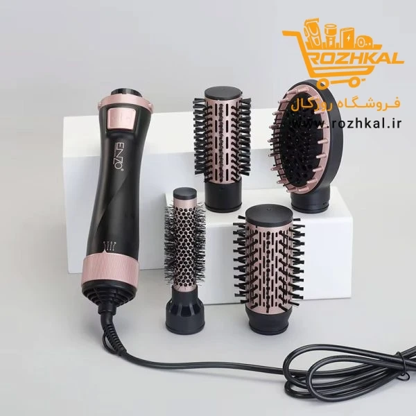 سشوار برسی چرخشی 4 کاره انزو مدل 756 کیف دار اورجینال سفارش ایتالیا