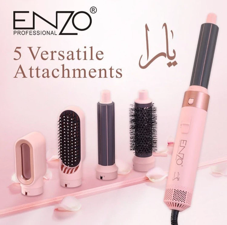 سشوار حالت دهنده دایسون پنج کاره مارک انزو مدل یارا ENZO PROFESSIONAL ITALY