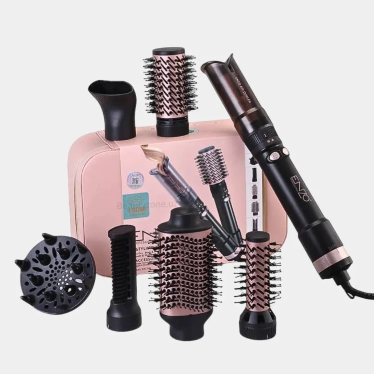 سشوار حالت دهنده طرق دایسون هفت کاره ENZO PROFESSIONAL ITALY 7in1
