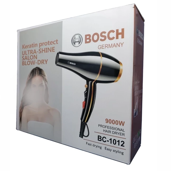 سشوار حرفه‌ای 9000 وات مدل BC-1012 | سالنی با محافظ کراتین و اولترا شاین