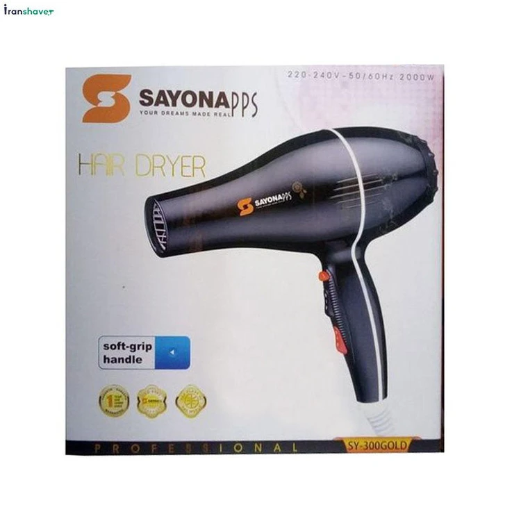 سشوار حرفه ای سایونا مدل SY-300GOLD