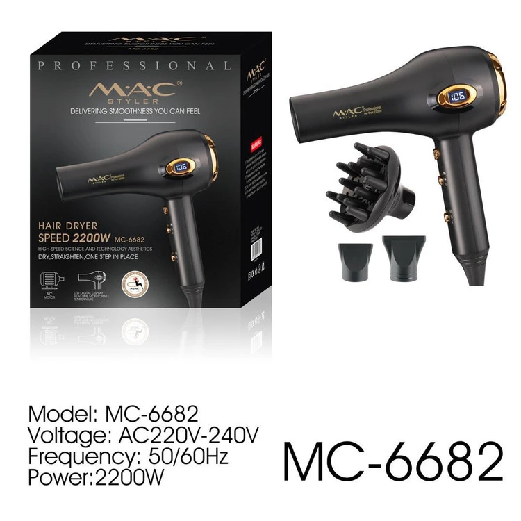 سشوار حرفه ای مک استایلر مدل MC-6682