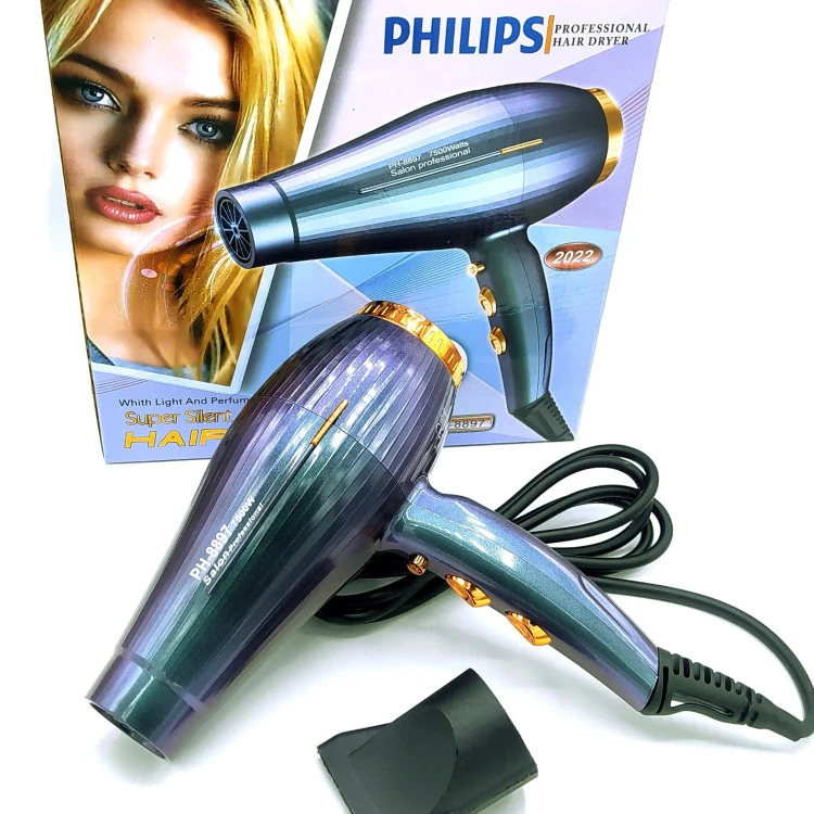 سشوار سالنی فلیپس المنت حرارتی یون سازPHILIPS 8897