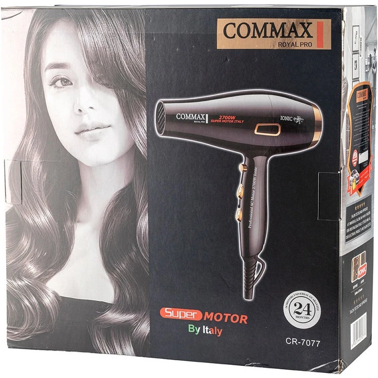 سشوار فوق حرفه‌ای 2700 وات برای استفاده سالنی مدل CR-7077
