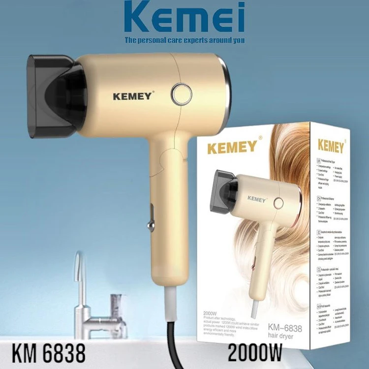 سشوار مسافرتی کیمی KM-6838
