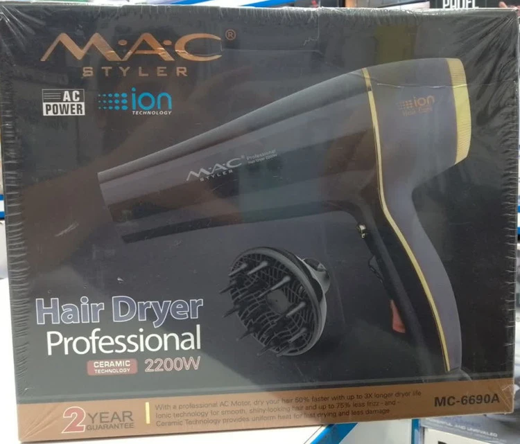 سشوار مک استایلر مدل mc-6690 یون دار وارداتی
