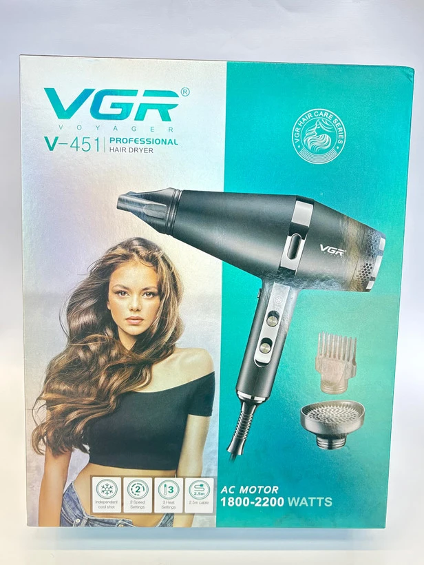 سشوار وی جی آر مدل v-451