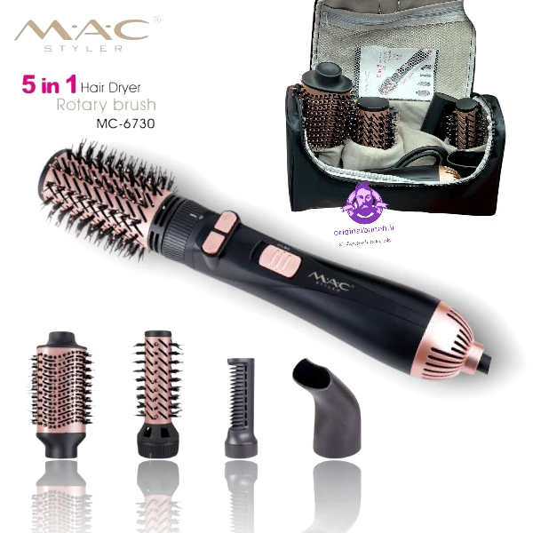 سشوار چرخشی پنج کاره مک ستایلر کیف دار M.A.C STYLER 6730