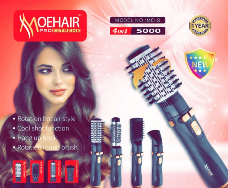 سشوار چرخشی چهار کاره موهایر (اصلی) مدل MO-8