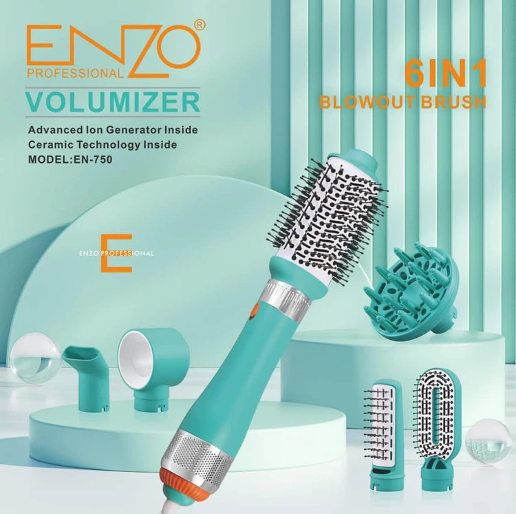 سشوارحالت دهنده مو شش کاره انزو پروفیشنال ENZO PROFESSIONAL ITALY EN-750