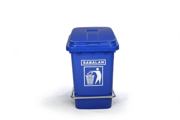 سطل زباله بیمارستانی 60 لیتری پدالدار