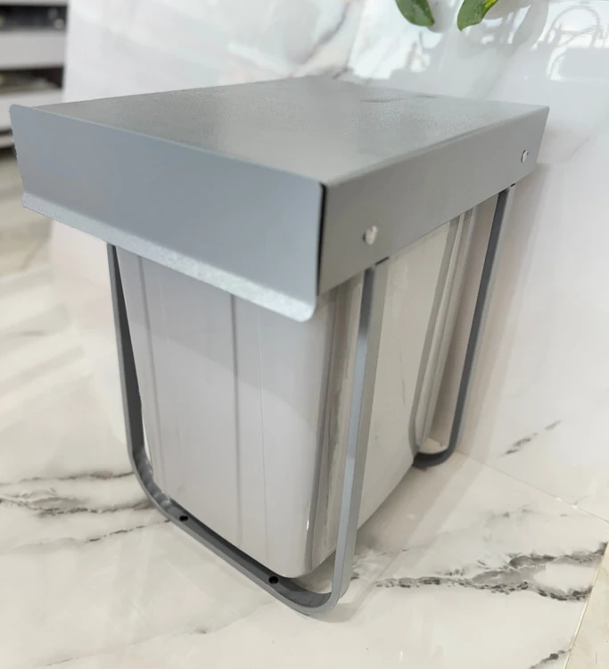 سطل زباله ریلی تک مخزن کابینت