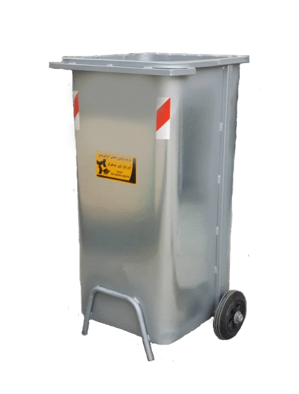 سطل زباله گالوانیزه 240 لیتری
