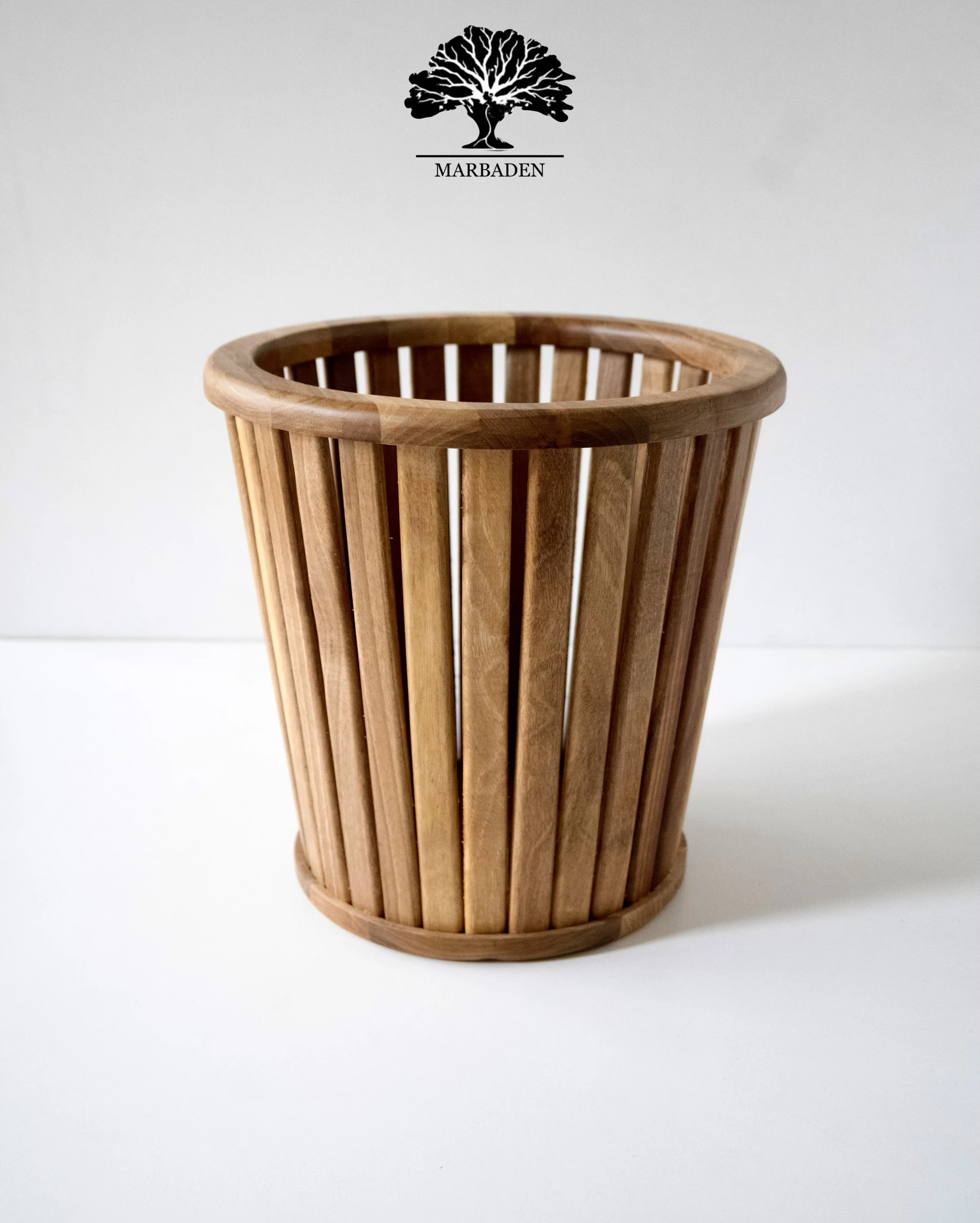 سطل زباله گرد چوبی اماهوم BUCKET/ROUND