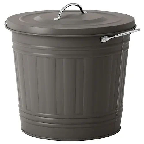 سطل فلزی ایکیا IKEA KNODD سایزکوچک