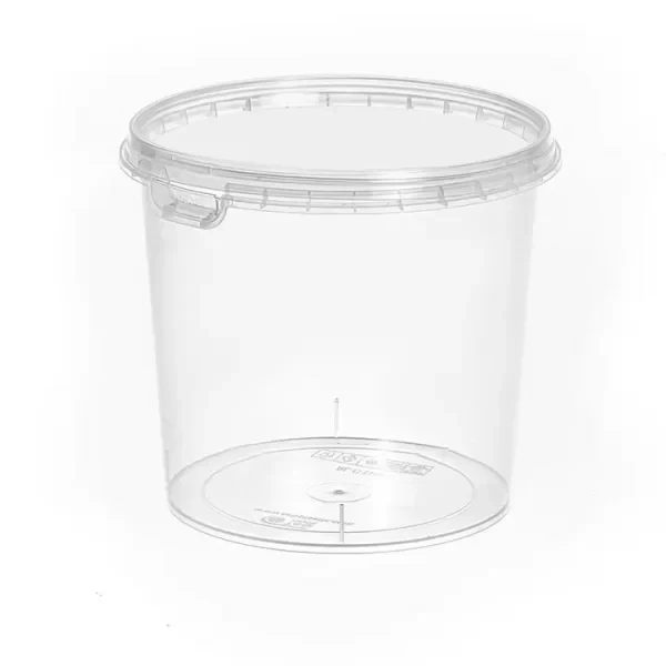 سطل مایکروویوی 1100 شفاف طب پلاستیک (150 عدد)
