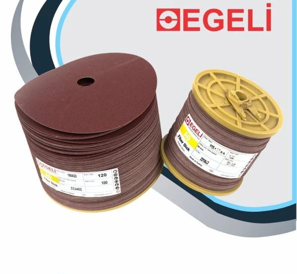 سنباده دیسکی قرمز سایز115گریدEGELI P80 ترکیه