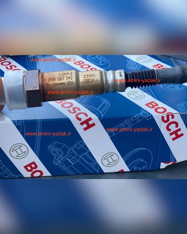 سنسور اکسیژن بوش BOSCH سوکت سبز ساژم کوتاه ۲۰۶ اصل آلمان با گارانتی یکساله بی قیدو‌شرط