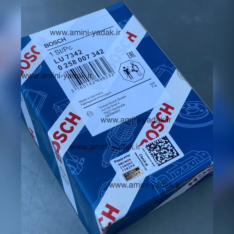 سنسور اکسیژن زیمنس سیم متوسط سوکت مربع بوش اصل آلمان