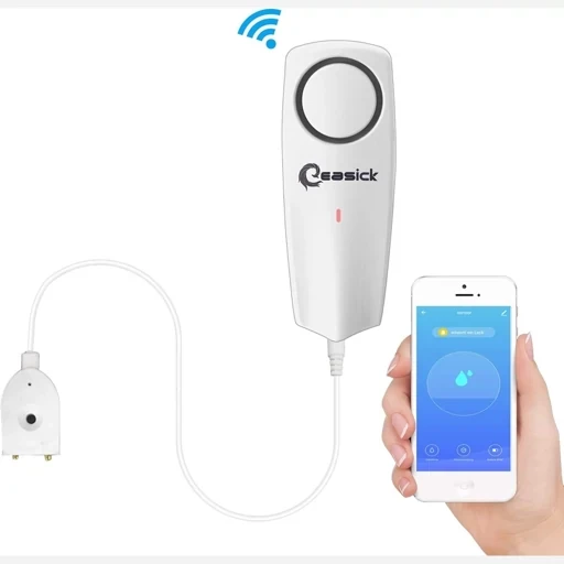 سنسور و نشتی یاب هوشمند آب اتصال دارای برنامه WiFi 100dB برند Easick