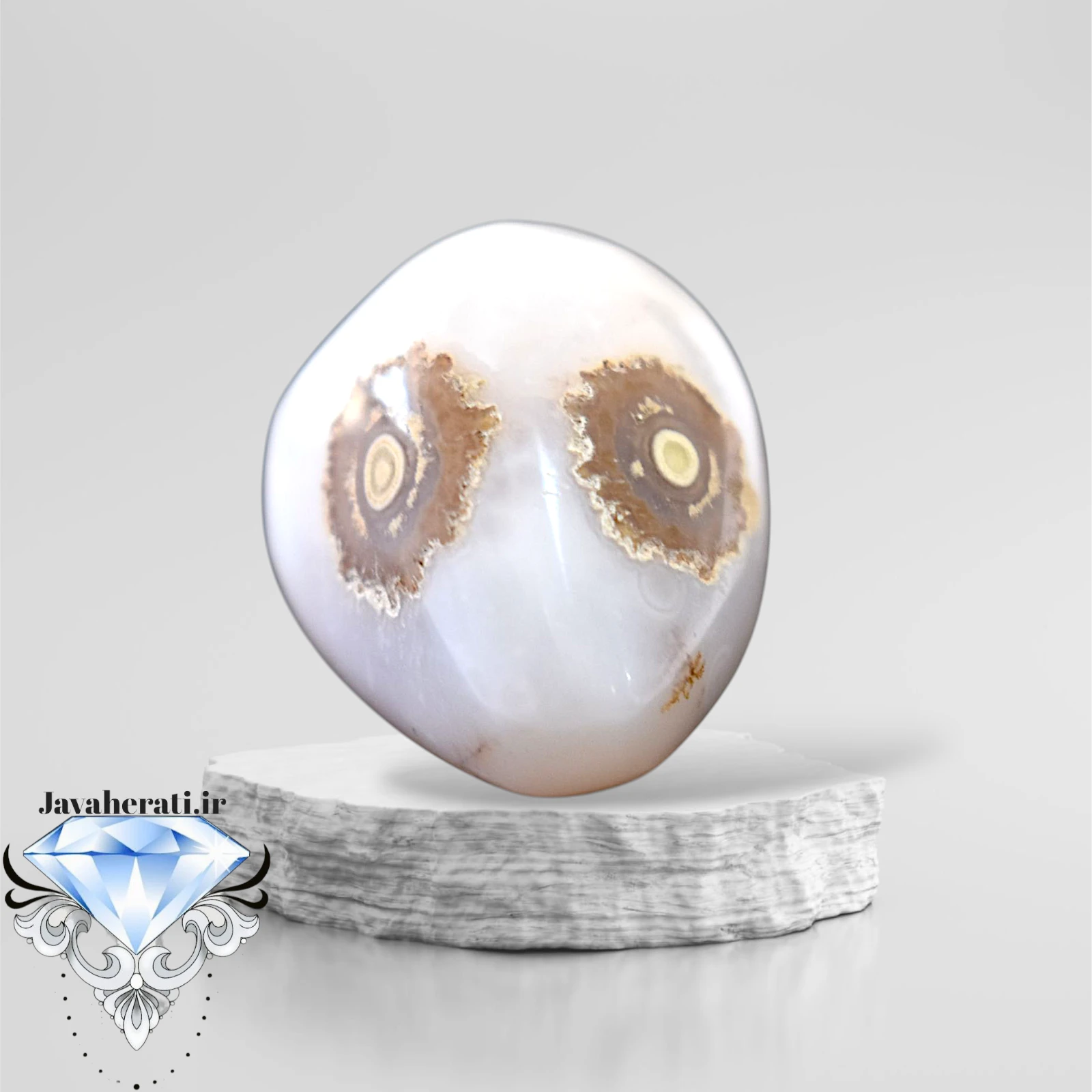سنگ باباقوری معدنی بغداده مصور رخ (بی تکرار)