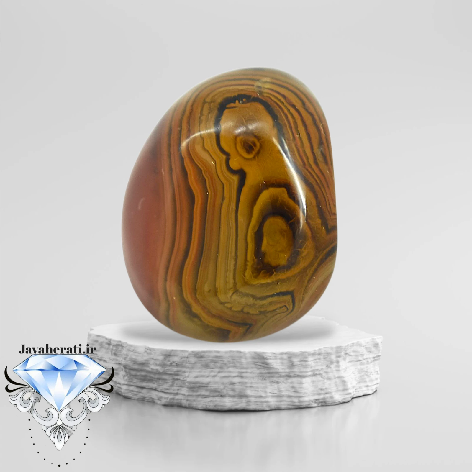 سنگ کلکسیونی سلیمانی ماداگاسکار مصور پرنده B15