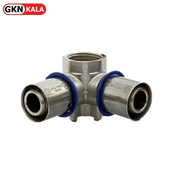 سه راه دیواری 90 توپیچ 4 خار پرسی آتاپایپ